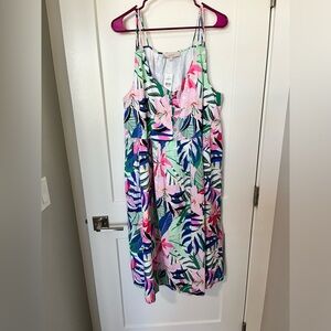 LOFT floral summer dress